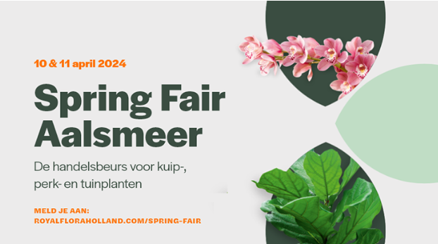 Spring Fair Royal Flora Holland – 365 dagen bloemen meet & greet met kwekers