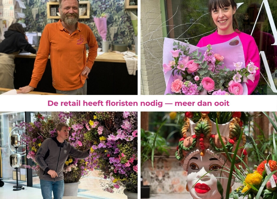 retail heeft floristen nodig
