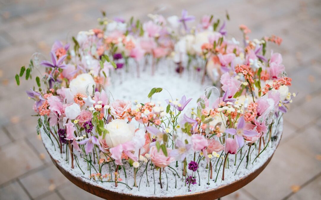 Sfeervolle florale decoraties voor het eindejaar