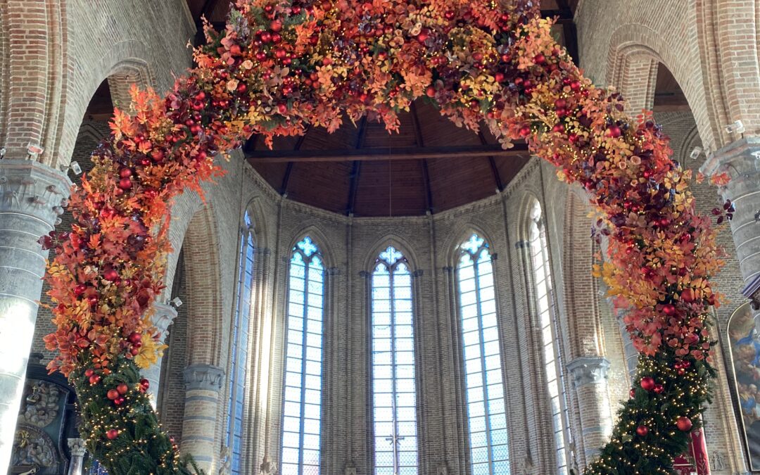 &lsquo;Wintersfeer in Damme&rsquo; avec le créateur d&rsquo;ambiance florale Frederiek Van Pamel